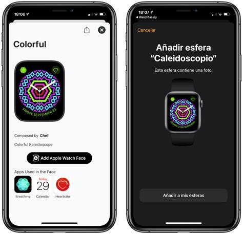 descargar esferas de Apple Watch